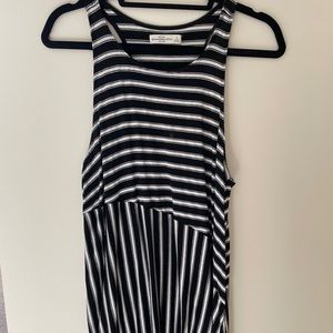 ABERCROMBIE & FITCH Striped Racerback Dress
